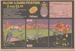 Glow in the dark poster ad